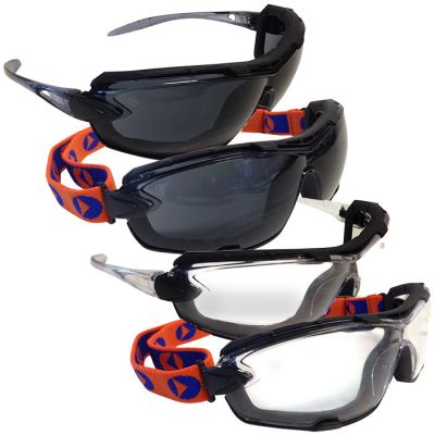 Prochoice Ambush Safety Glasses, Strap & Foam Seal