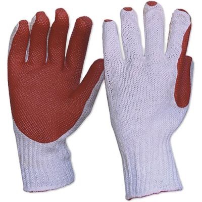 Heavy Duty Patch Knit Glove Red - Pro