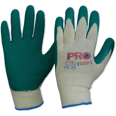 Latex Dipped Palm on Poly/Cott Liner Glove