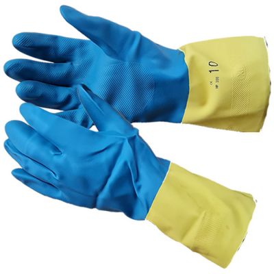 Chemical Glove Neoprene Palm Over Latex Liner