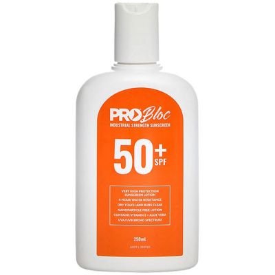 Pro-Bloc SPF 50+ Sunscreen - 250ml Flip Top Bottle