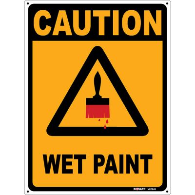 Caution Wet Paint Sign