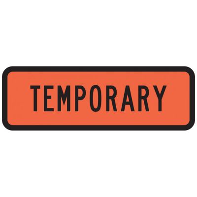 RG-4 - Temporary Sign