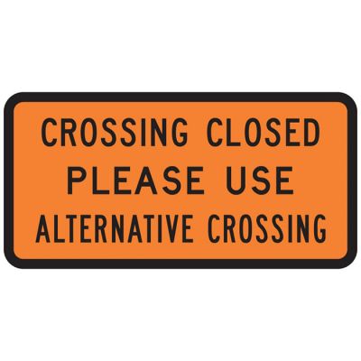 TW-30 Crossing Closed Please Use Alternative Route